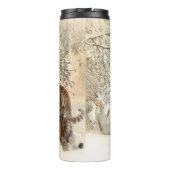 Tijgerfamilie Thermosbeker (Achterkant)