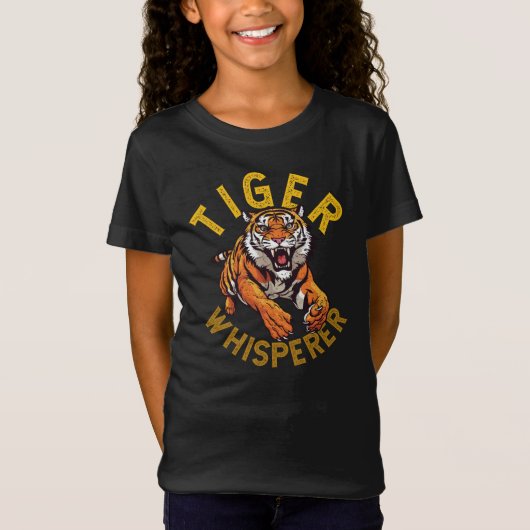 tijgerfluisteraar, wild dier t-shirt (Voorkant)