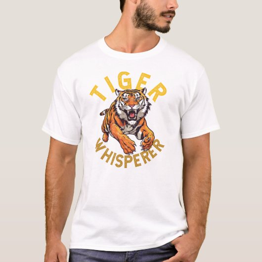 tijgerfluisteraar, wild dier t-shirt (Voorkant)