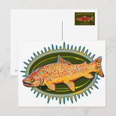 Tijgerforel briefkaart (Voorkant / Achterkant)