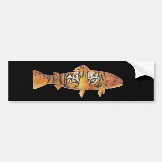 Tijgerforel bumpersticker (Voorkant)