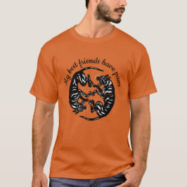 Tijgergestreepte Dogues  T-shirt
