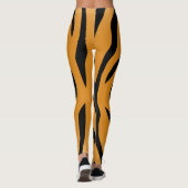 Tijgergestreepte Leggings (Achterkant)