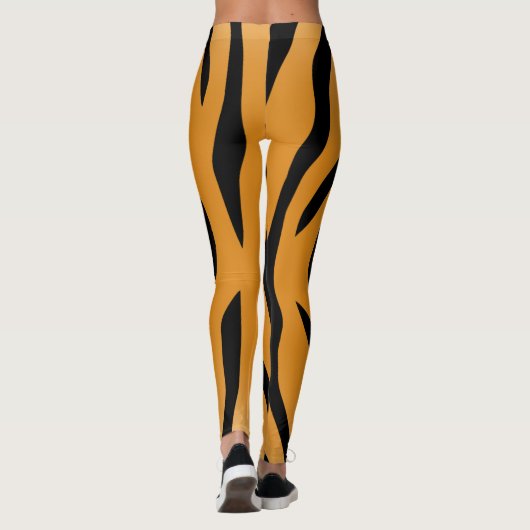 Tijgergestreepte Leggings (Achterkant)