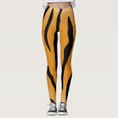Tijgergestreepte Leggings (Voorkant)