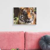 tijgergezicht canvas afdruk (Insitu (Woonkamer))