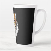 Tijgergezicht Latte mok (Rechts)