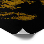 Tijgergezicht Tijgerkop Wilde Kat Liefhebber Gesch Poster (Hoek)