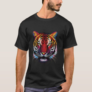 Tijgergezicht voor vrouwen Mannen Kinder wilde die T-shirt