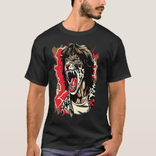 TIJGERGEZICHT WILDE DIER LUIPARDFAUUNA WILDLIFE G T-SHIRT