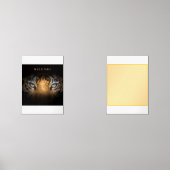 tijgergezichtscanvas muurkunst sets (Voorkant)