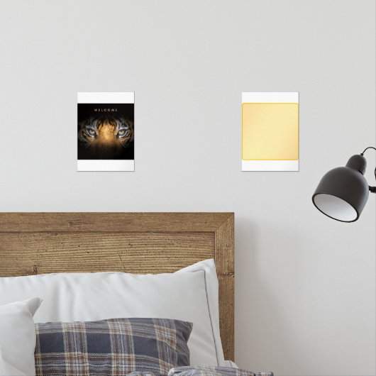 tijgergezichtscanvas muurkunst sets (Slaapkamer)