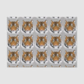 Tijgergezichtsweefsel papier (Voorkant)