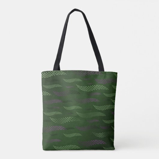 Tijgergolven (gestileerd patroon) 5 tote bag (Achterkant)