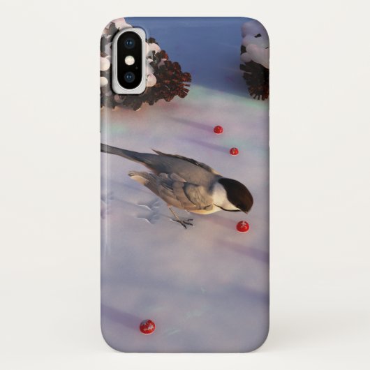 Tijgergors Winter iPhone Hoesje (Achterkant)