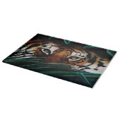 Tijgergroene Oerwouden bladeren Snijplank (Hoek)