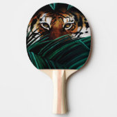 Tijgergroene Oerwouden bladeren Tafeltennisbatje (Voorkant)