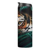 Tijgergroene Oerwouden bladeren Thermosbeker (Geroteerd rechts)