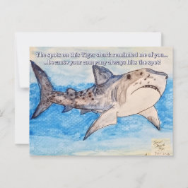 Tijgerhaai Briefkaart