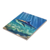 Tijgerhaai Tegeltje (Zijkant)