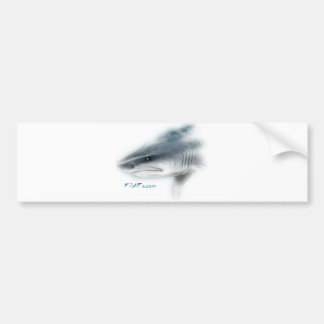 Tijgerhaaienkop Bumpersticker