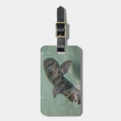 Tijgerhaak Bagage Label (Voorkant verticaal)