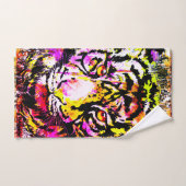 tijgerhanddoek - Grote tijgerkatten - Wilde diere Handdoek (Handdoek)