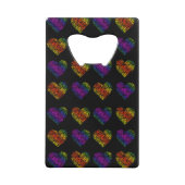 Tijgerhart 1 creditkaart flessenopener (Voorkant)