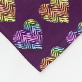 Tijgerhart 2 fleece deken (Hoek)