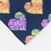 Tijgerhart 4 fleece deken (Hoek)