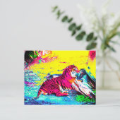 tijgerhelderheid briefkaart (Staand voorkant)