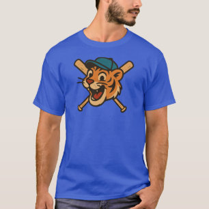 Tijgerhonkbal Sportieve Moeder Vader Cadeaus Grapp T-shirt