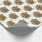  tijgerhoofd cadeaupapier (Hoek)