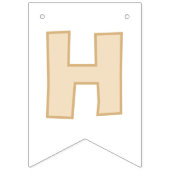 Tijgerhoofd Happy Birthday Party Vlaggetjes (Tweede vlag)