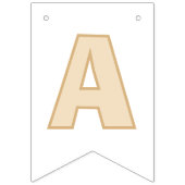 Tijgerhoofd Happy Birthday Party Vlaggetjes (Derde vlag)