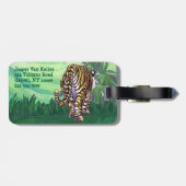 Tijgerhoofden en Speciaal Bagagelabel voor de toni (Achterkant horizontaal)