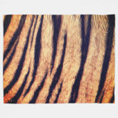 Tijgerhuid Fleece Deken (Voorkant (Horizontaal))