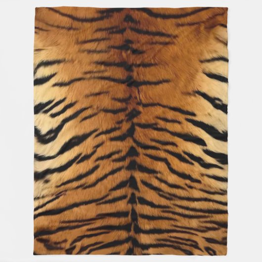 TIJGERHUID FLEECE DEKEN (Voorkant)