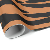 Tijgerhuid Patroon Cadeaupapier (Rol Hoek)