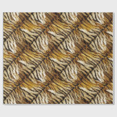 tijgerhuid, stijlvol, tijger, gestreept, dierlijke cadeaupapier (Vlak)