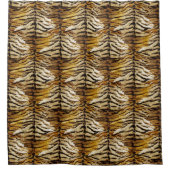 tijgerhuid, stijlvol, tijger, gestreept, dierlijke douchegordijn (Voorkant)