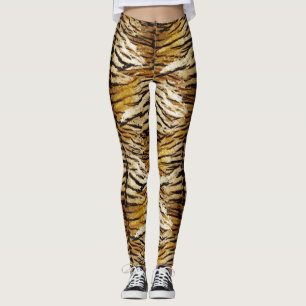 tijgerhuid, stijlvol, tijger, gestreept, dierlijke leggings