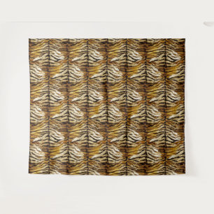 tijgerhuid, stijlvol, tijger, gestreept, dierlijke wandkleed