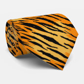 tijgerhuid stropdas (Opgerold)