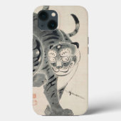 Tijgerillustratie door Ito Jakuchu Case-Mate iPhone Case (Achterkant)