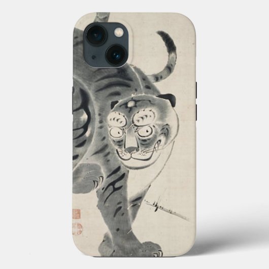 Tijgerillustratie door Ito Jakuchu Case-Mate iPhone Case (Achterkant)