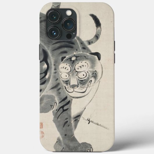 Tijgerillustratie door Ito Jakuchu Case-Mate iPhone Case (Achterkant)