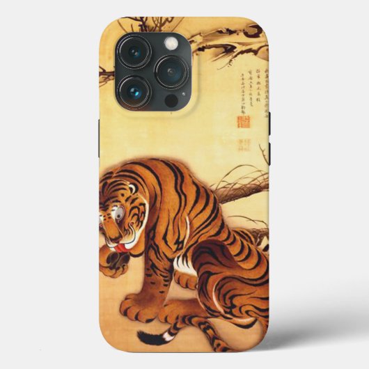 Tijgerillustratie door Ito Jakuchu Case-Mate iPhone Case (Achterkant)