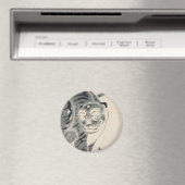 Tijgerillustratie door Ito Jakuchu Magneet (Insitu (Vaatwasser))