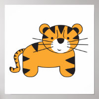 Tijgerillustratie door Lorena Depante